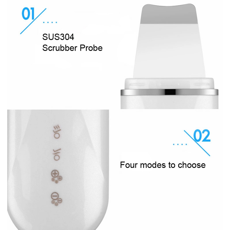 Mini Ultrasonic Scrubber - Best Selling Rechargeable Face Deep Cleaning Beauty Device