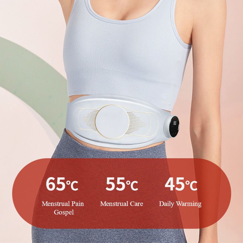 EMS Waist Massager - Smart Palace Warming Vibration Musical Function Slimming Belt