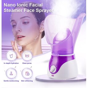 Hot Spray Facial Steamer - Beauty Device Hydrating Nasal Aromatherapy Portable Tool