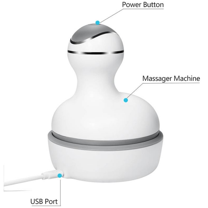 Electric Scalp Massager - Hot Selling Waterproof Portable Head Roller Massage Machine