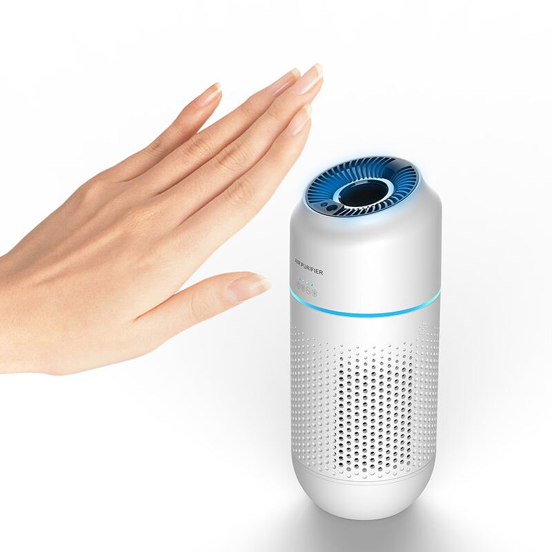 HEPA Air Purifier - Automatic Gesture Sensor Portable Intelligent Car Air Cleaner