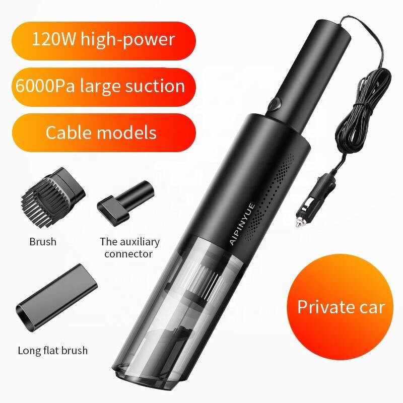 Cordless Car Vacuum - 6000Pa High Power Mini Handheld Aspirateur Car Wash Tool