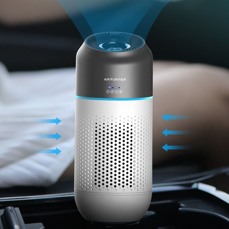 HEPA Air Purifier - Automatic Gesture Sensor Portable Intelligent Car Air Cleaner