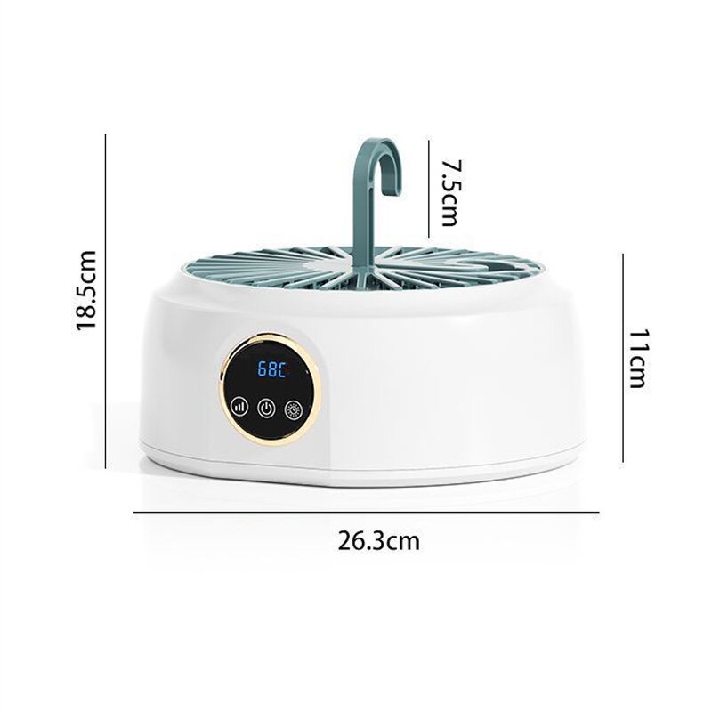 Compact Clothes Dryer - Electric Foldable Mini Light Clothes Drying Machine Tool