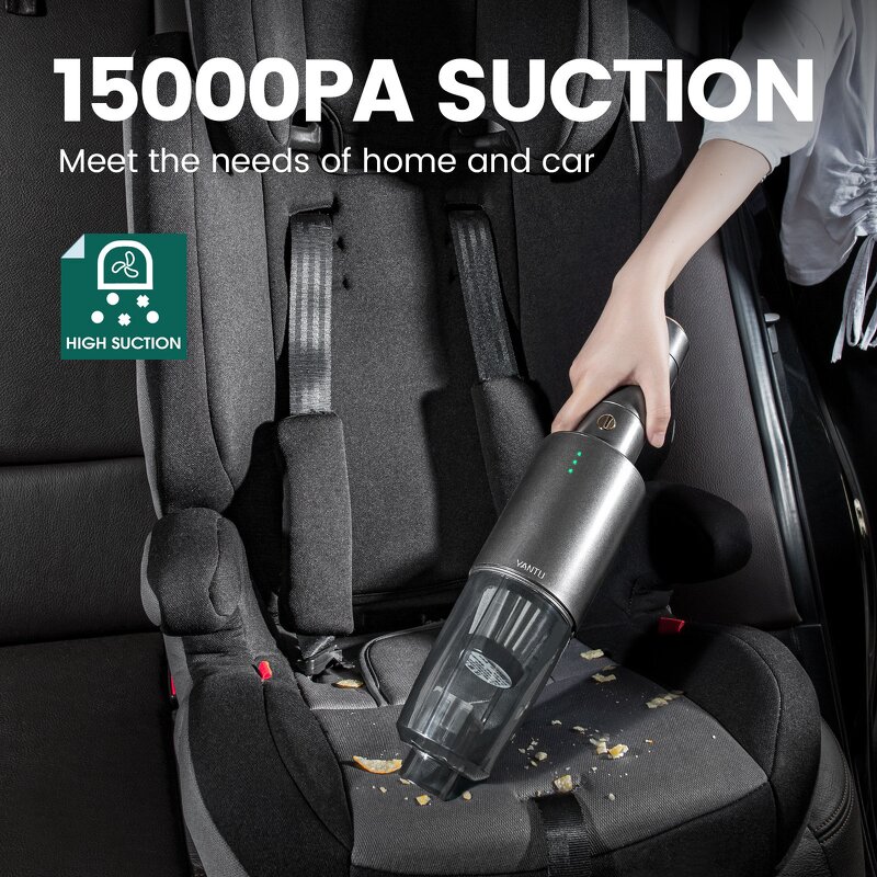 Cordless Car Vacuum - 6000Pa High Power Mini Handheld Aspirateur Car Wash Tool