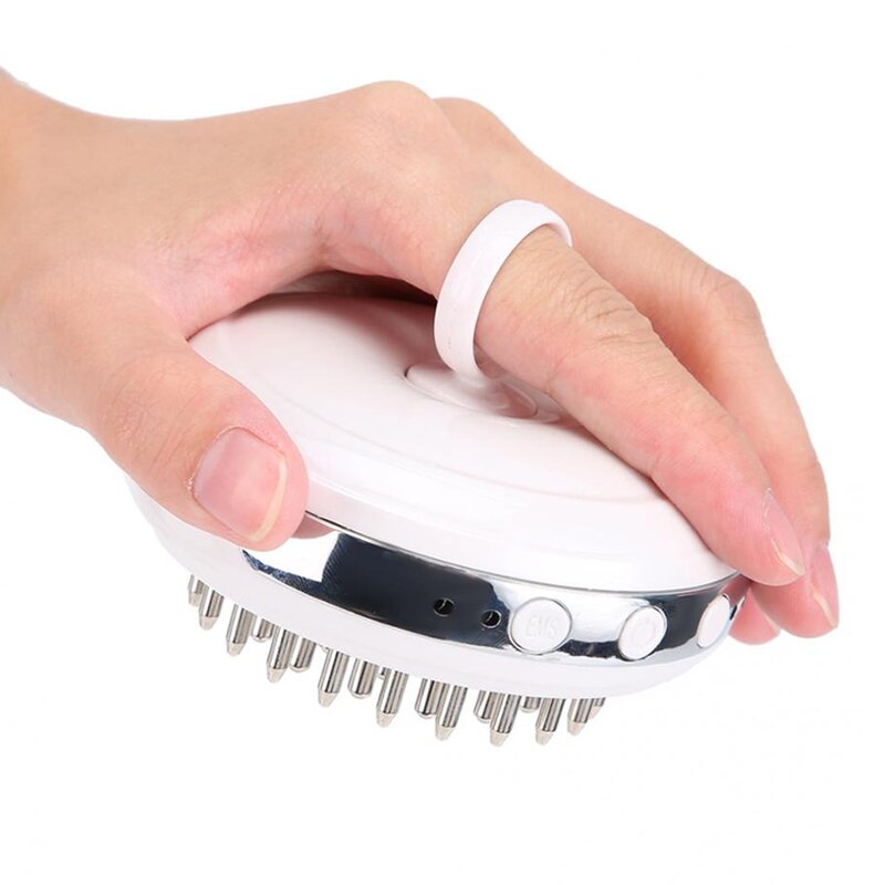 EMS Scalp Comb Massager - Home Use Portable Vibration Electric Head Massage Tool