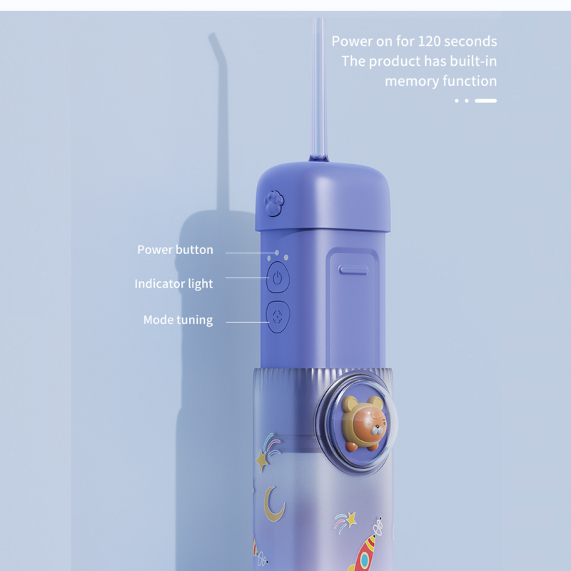 Cordless Water Flosser - 120ml Portable Rechargeable Dental Oral Cleaning Irrigator