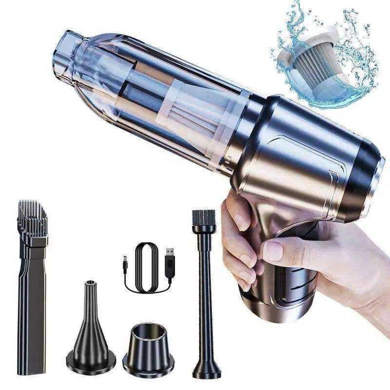 Wireless Car Vacuum - 9000Pa 120W Blowable Cordless Vehicle Home Cleaning Tool