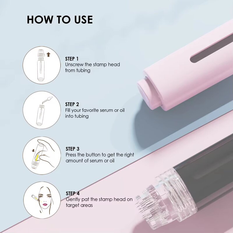 Hydra Roller Derma System - 20 Gold Microneedle 1.5mm for Beauty Applications