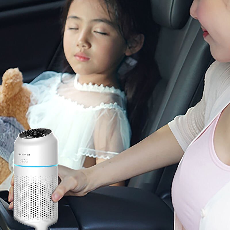 HEPA Air Purifier - Automatic Gesture Sensor Portable Intelligent Car Air Cleaner