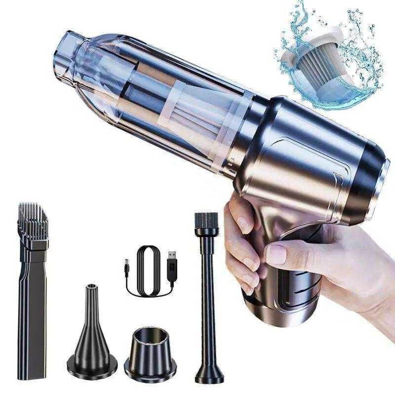 HL107 Car Vacuum - Wireless Handheld Multi-function Car Home Cleaning Tool