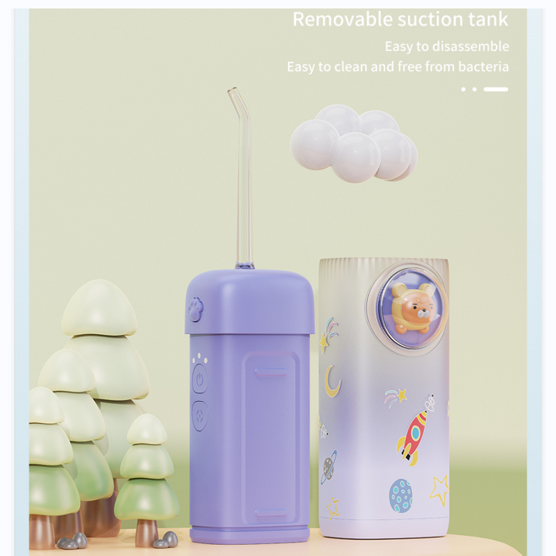 Cordless Water Flosser - 120ml Portable Rechargeable Dental Oral Cleaning Irrigator