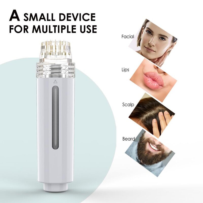 Hydra Roller Derma System - 20 Gold Microneedle 1.5mm for Beauty Applications