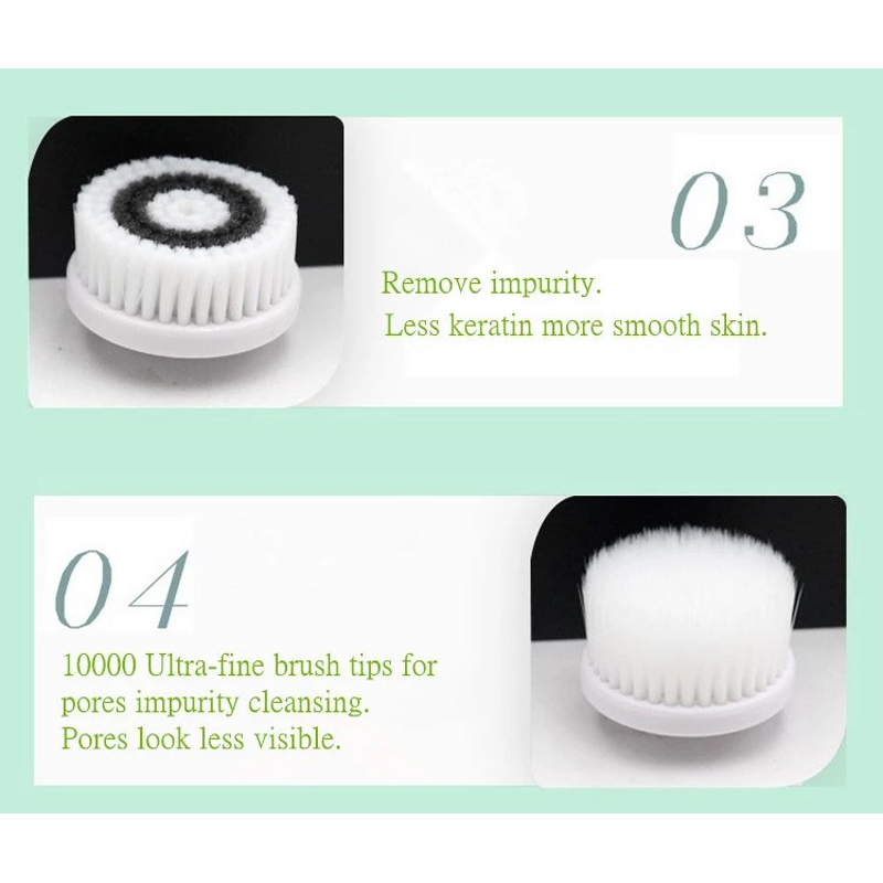 Silicone Electric Scrubber - Deep Cleaning USB Home Use Facial Cleanser Beauty Tool