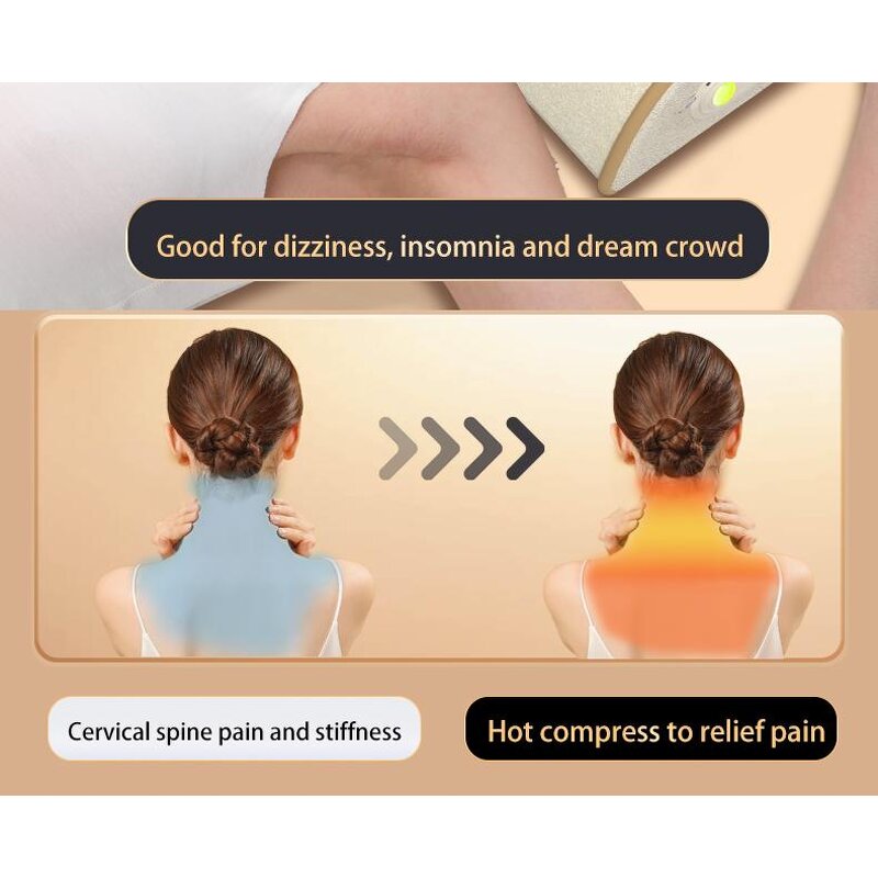 Neck Massage Pillow Manufacturer - Electric Vibration Head Cervical Spine Support