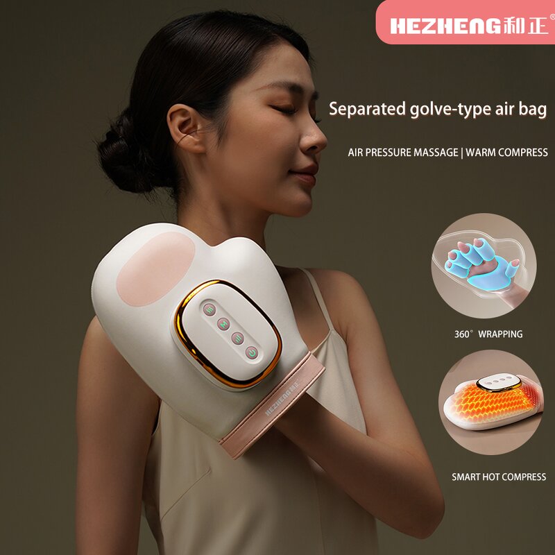 Hand Massager Manufacturer - Cordless Air Compression Palm with Heating 2000mAh