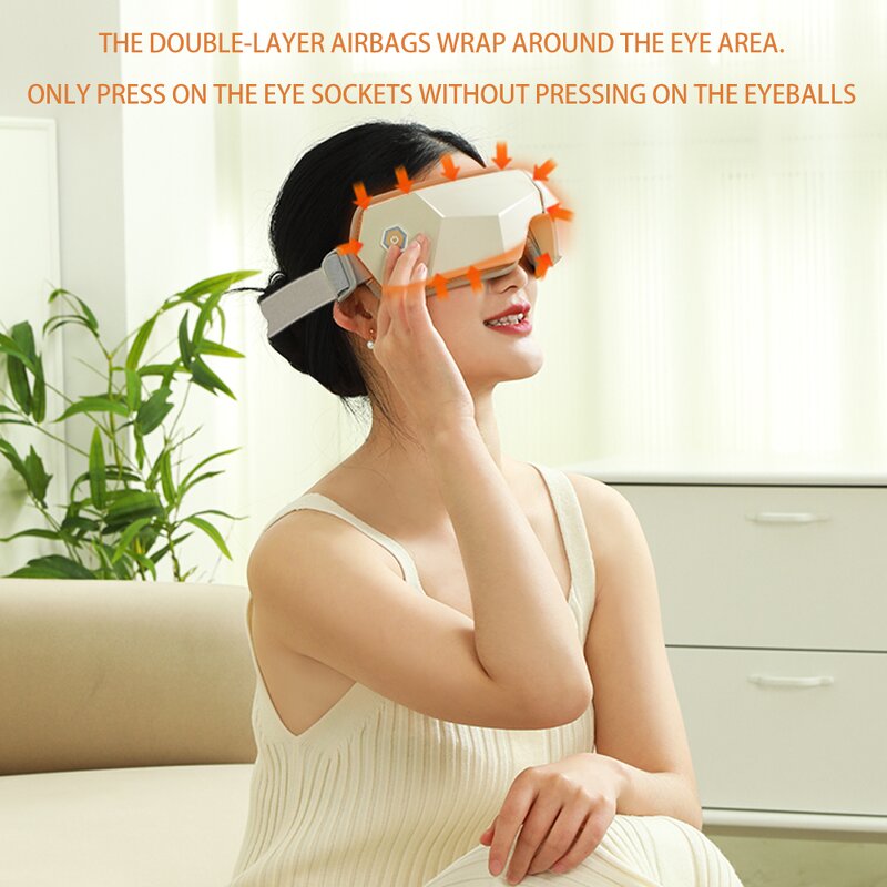 Eye Massager Manufacturer - 2025 New Smart Vibration Relaxing with Hot Compress