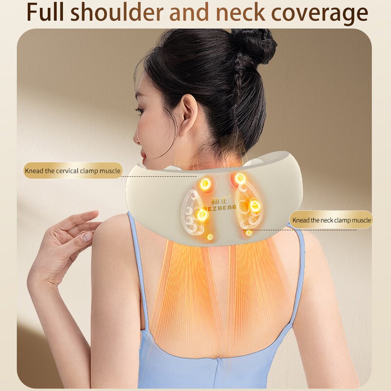 Neck Shoulder Massager Manufacturer - Pain Relief Portable Travel Smart Shiatsu with Heat