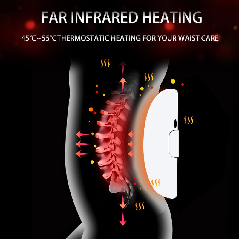 Waist Massage Belt Manufacturer - Hezheng Slimming Lower Back Support Vibration Shiatsu