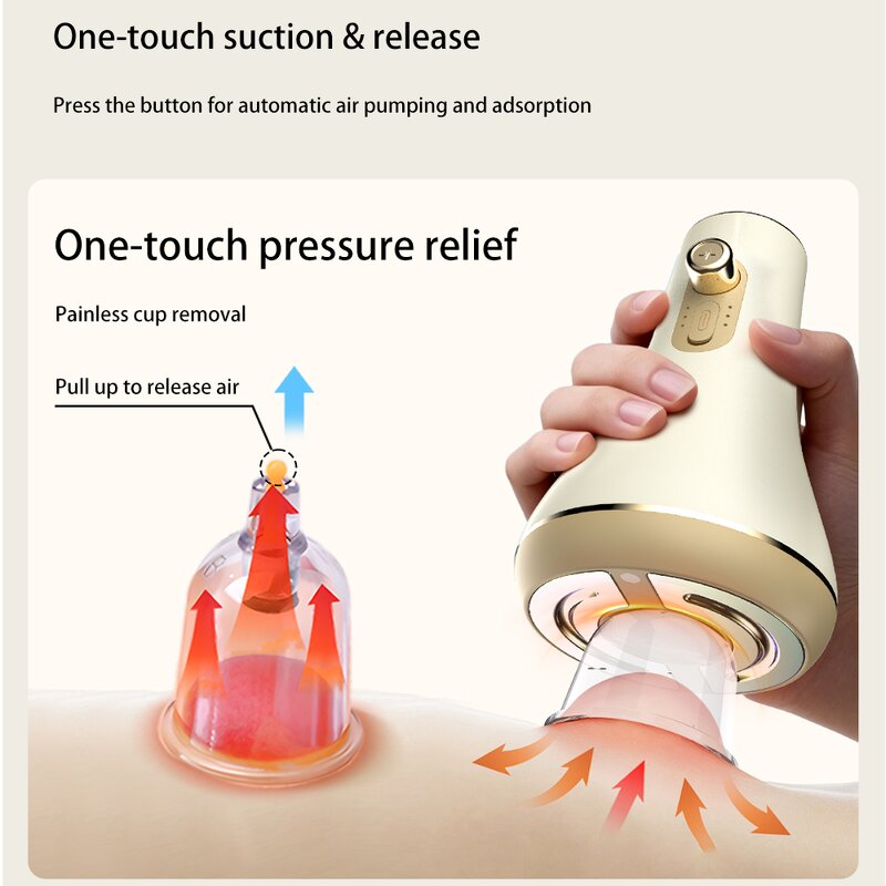 Cupping Machine Manufacturer - 2026 New Patent Physical Therapy Vacuum Suction EMS