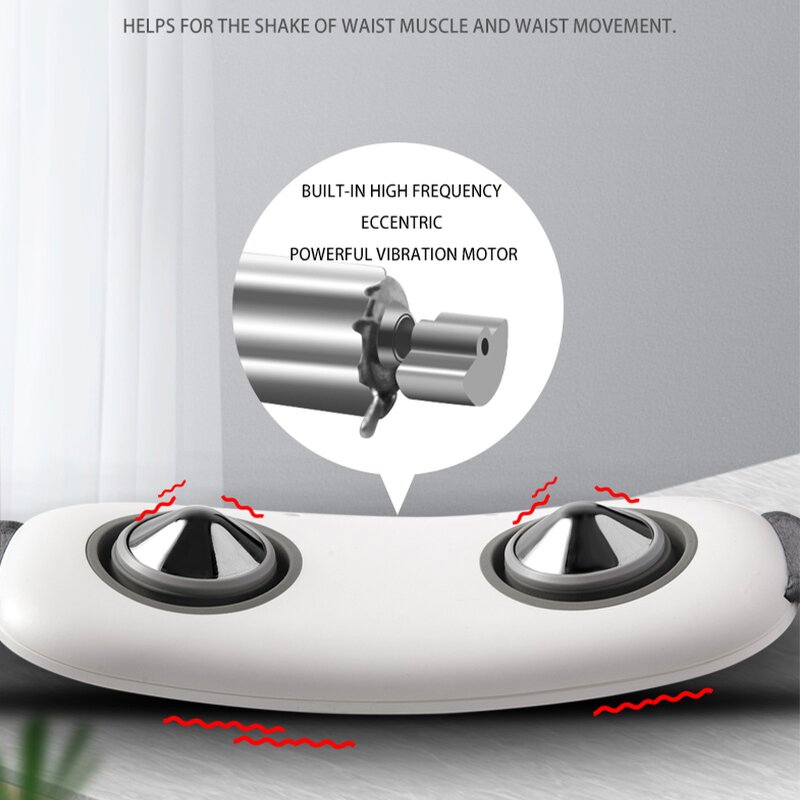 Waist Massage Belt Manufacturer - Hezheng Electric Low Back Vibrating for Body Slimming