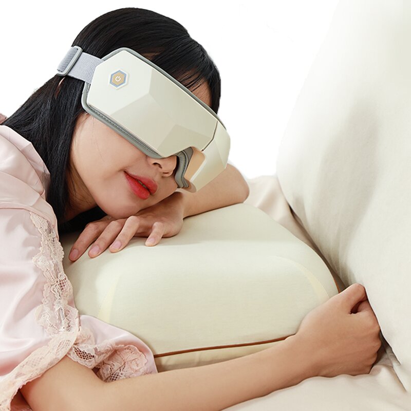 Eye Massager Manufacturer - HEZHENG Rechargeable Heating Air Pressure for Temple