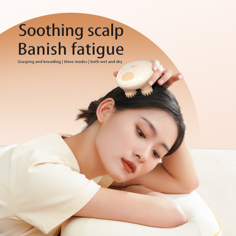 Head Massager Manufacturer - 2025 Multi-function Re-Charging Electric Scalp Relax