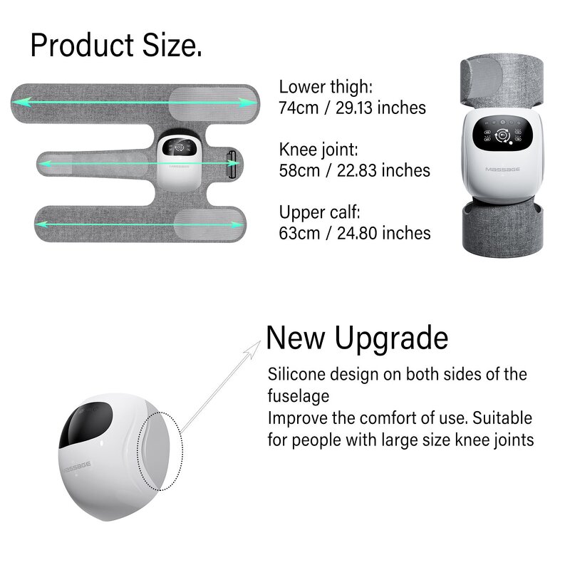 Knee Therapy Massager Manufacturer - HEZHENG New Design Air Pressure Leg Joints