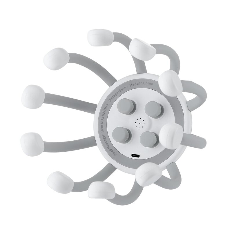 Head Massager Manufacturer - Spider Silicone Claw Vibration Wireless Octopus Electric