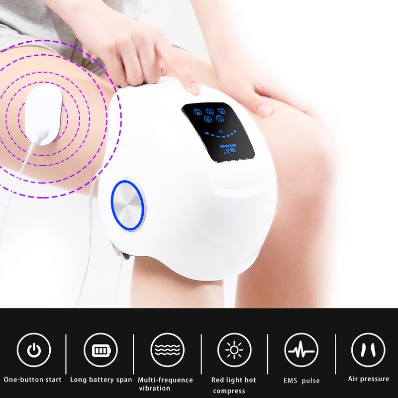Knee Massager Manufacturer - Portable Pulse Electric with Red Light Therapy Heating