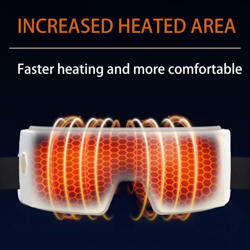 Eye Massager Manufacturer - 2025 Warm Compress Air Compression for Eye Fatigue