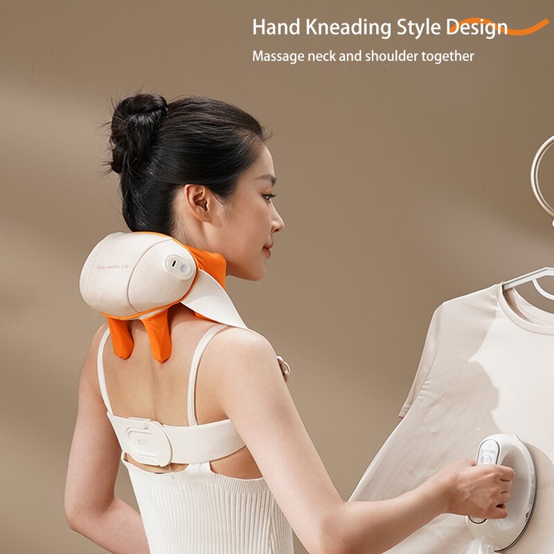Neck and Shoulder Massager Manufacturer - 5D Kneading Infrared Heating for Pain Relief