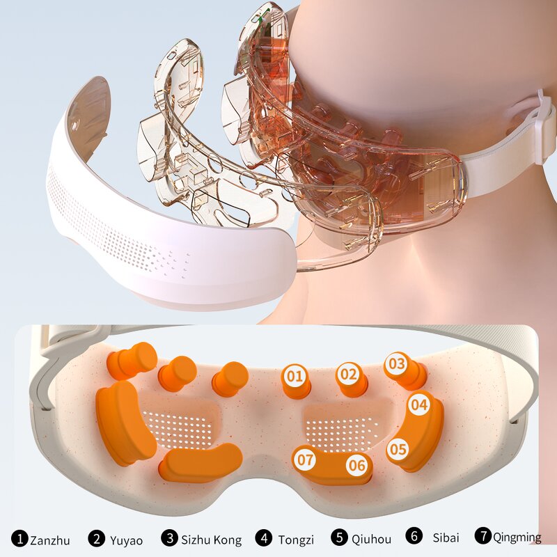 Eye Massager Manufacturer - Multifunction Wireless with Visible Window Heating Vibration