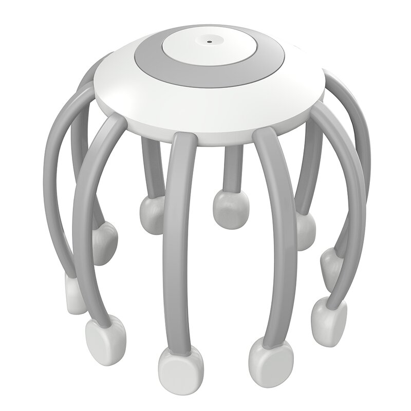 Head Massager Manufacturer - 2025 Smart Electric Machine Custom Logo Octopus Design