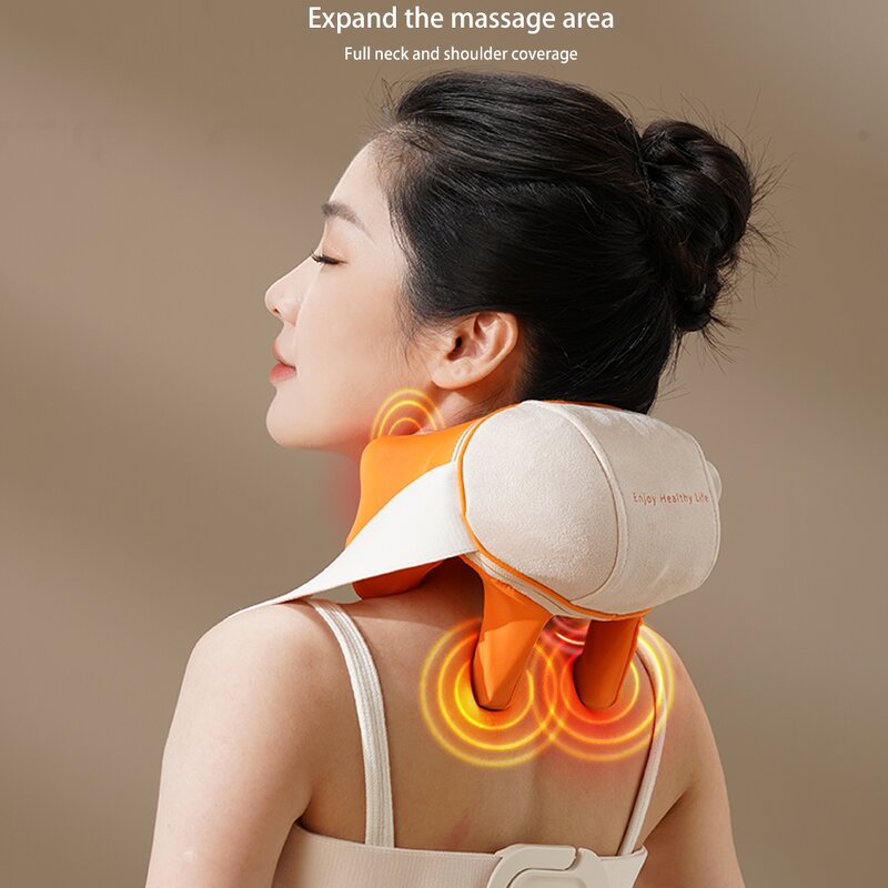 Neck and Shoulder Massager Manufacturer - 5D Kneading Infrared Heating for Pain Relief