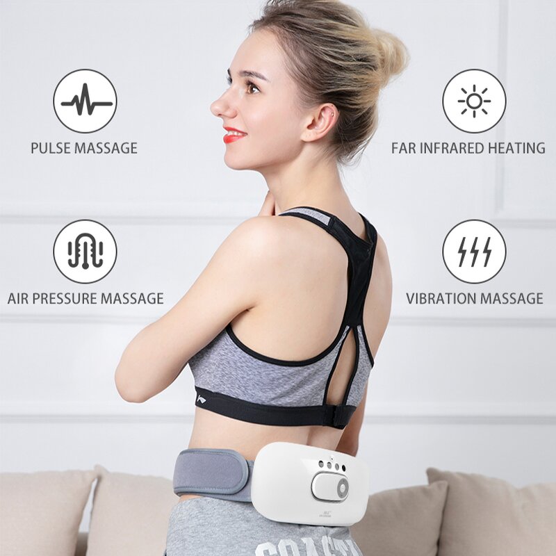 Waist Massage Belt Manufacturer - Hezheng Slimming Lower Back Support Vibration Shiatsu