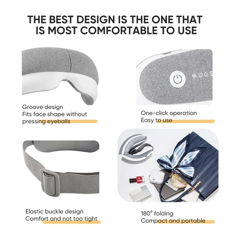 Eye Massager Manufacturer - Hezheng 2025 Smart Living Mask Portable Intelligent Heat