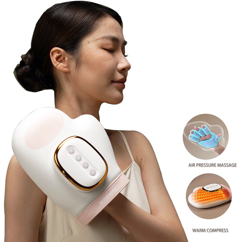 Hand Massager Manufacturer - New Heating Electric Wireless Air Pressure Palm Device