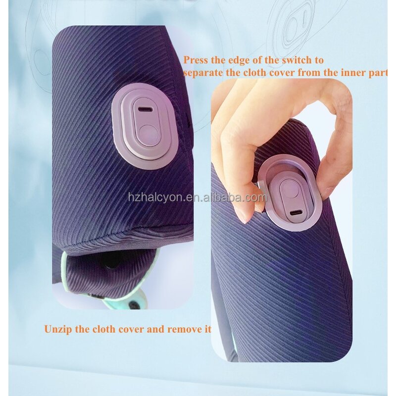 Neck Massage Pillow Manufacturer - 2024 Shiatsu U Shaped Kneading Vibrating for Pain