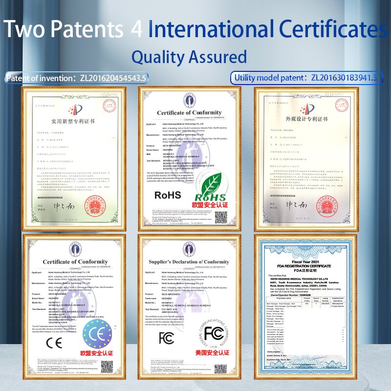 Neck Massager Manufacturer - 2025 Top Seller Smart with Pulse Heat Remote Control