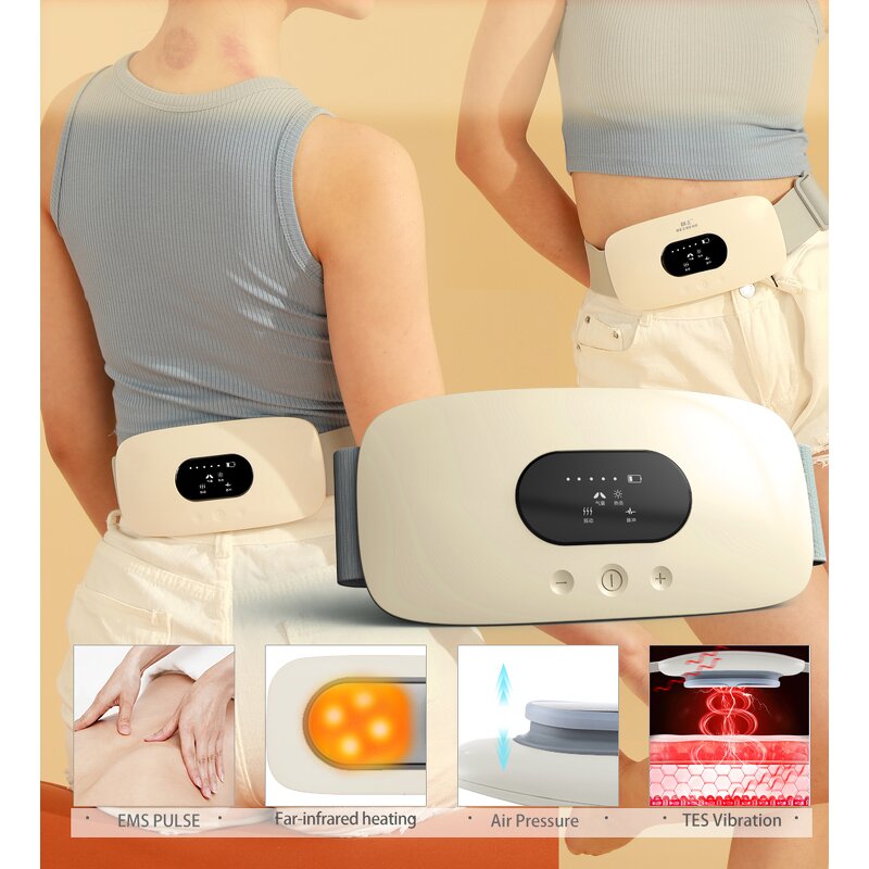 Heating Massage Belt Manufacturer - OEM Electric Lumbar Stomach Vibrating for Menstrual