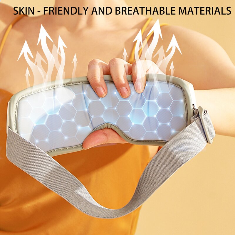 Eye Massager Manufacturer - HEZHENG Rechargeable Heating Air Pressure for Temple