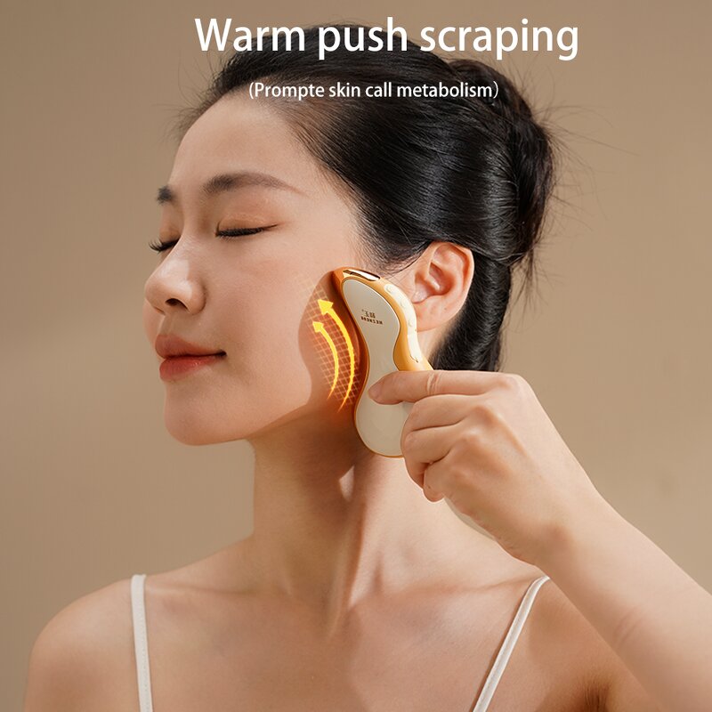Gua Sha Board Massager Manufacturer - 2025 Hot Portable LED Light Electric Vibration