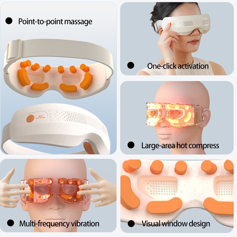 Eye Massager Manufacturer - Electric with Heating and Vibration TV-Featured Health
