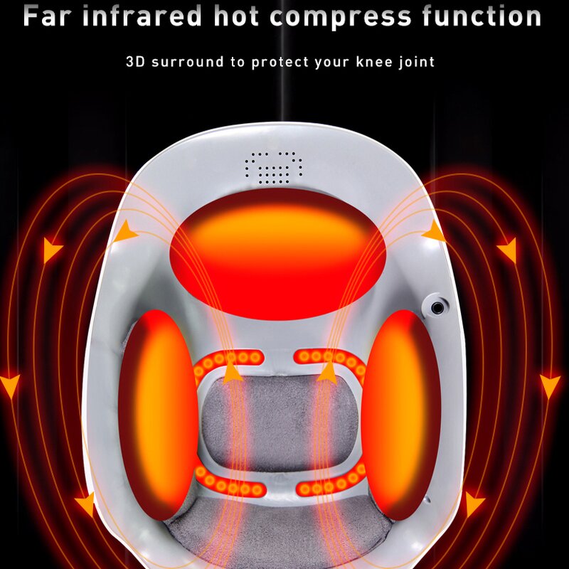 Knee Massager Manufacturer - Portable Pulse Electric with Red Light Therapy Heating