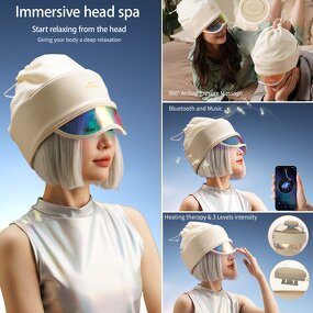 Head Massager Manufacturer - 2026 Air Compression Helmet Relax Scalp with Heating