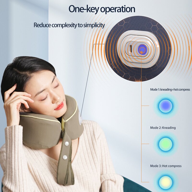 Neck Massager Manufacturer - Factory Supplies Shoulder Back Relax U Shaped Kneading