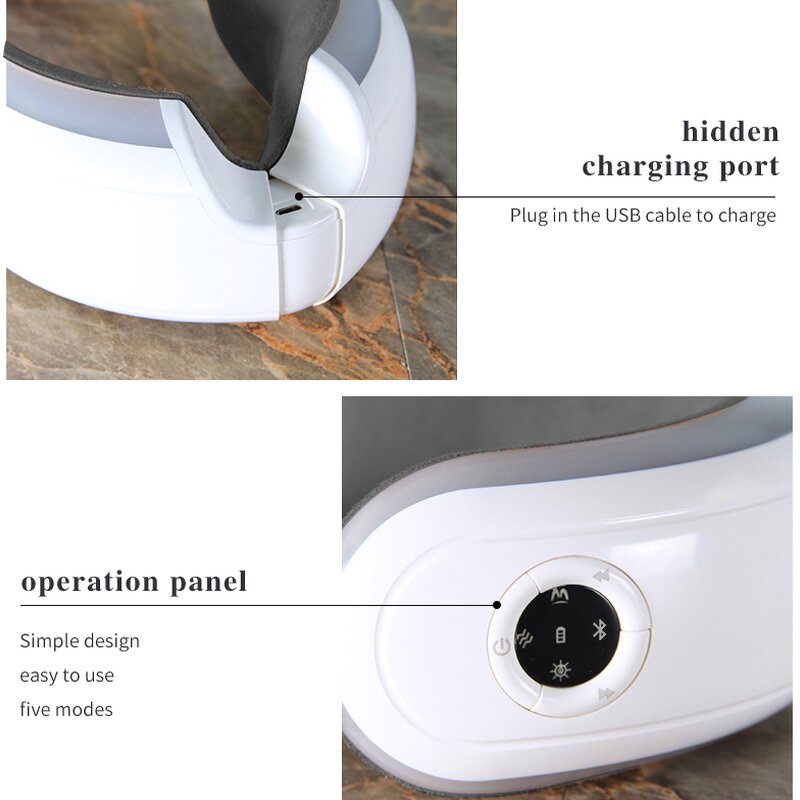 Eye Massager Manufacturer - HEZHENG Smart Heating Portable Folding Air Pressure