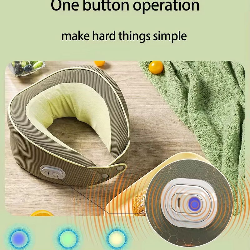 Neck Support Pillow Manufacturer - HEZHENG Kneading Neck Shoulder Washable for Travelling