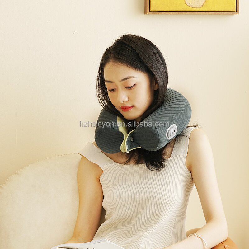 Neck Massage Pillow Manufacturer - 2024 Shiatsu U Shaped Kneading Vibrating for Pain